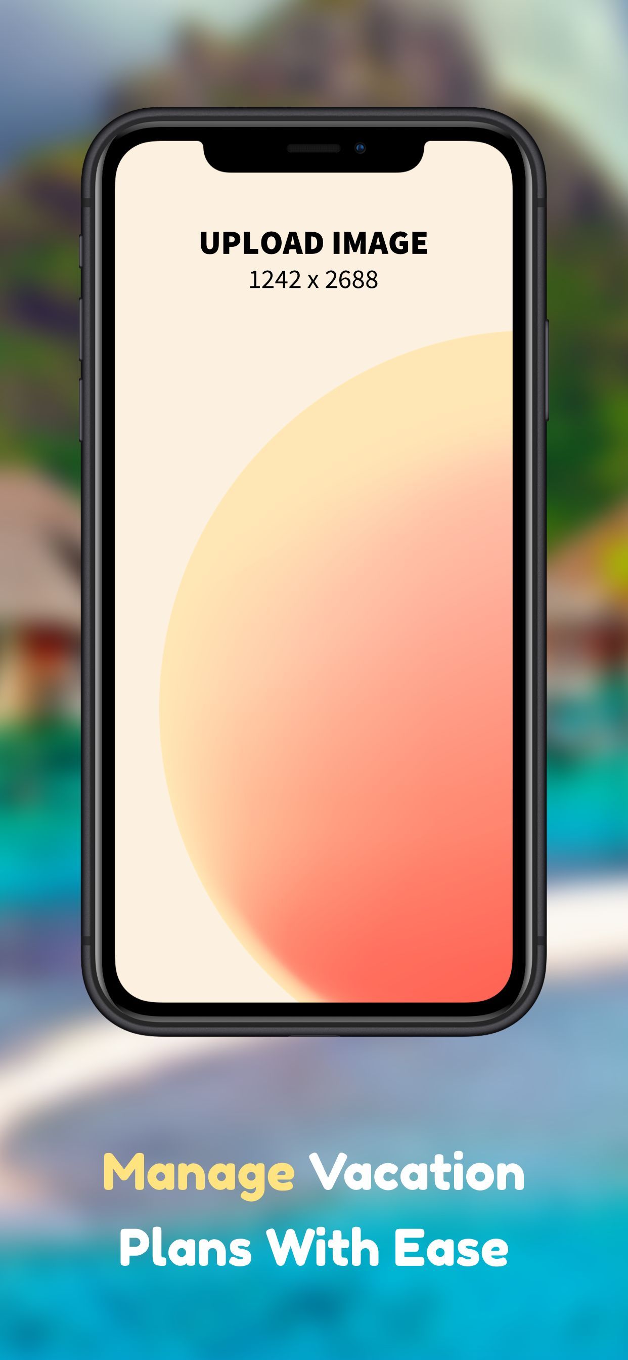 iPhone XS Max Screenshot 58 template. Quickly edit text, colors, images, and more for free.