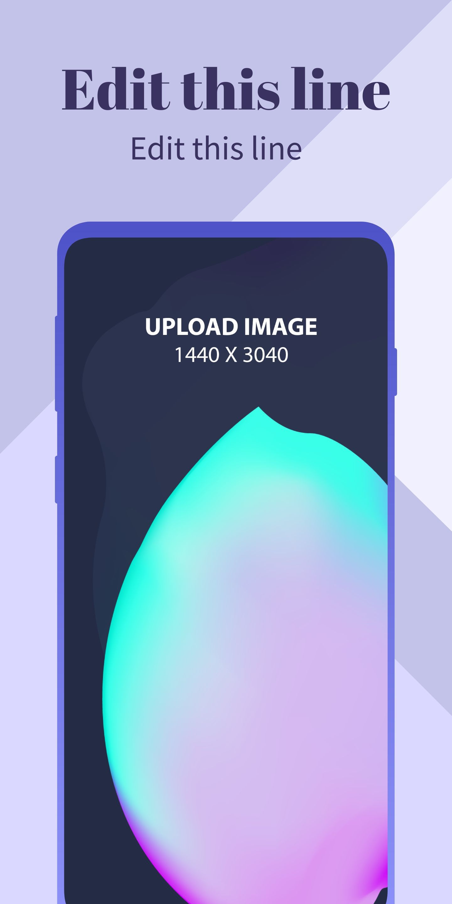 Samsung S10 Screenshot 5 template. Quickly edit text, colors, images, and more for free.