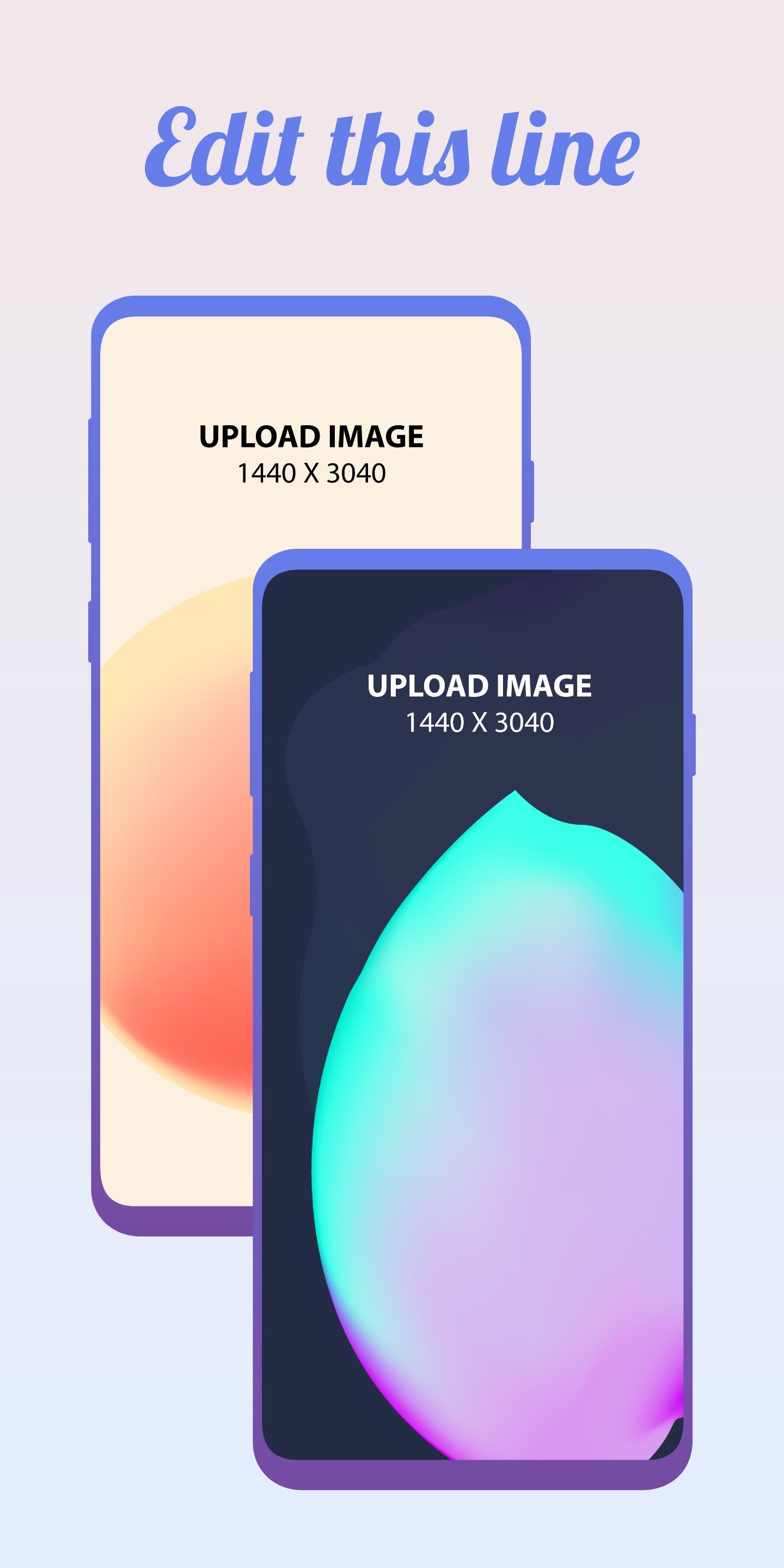 Samsung S10 Screenshot 7 template. Quickly edit fonts, text, colors, and more for free.