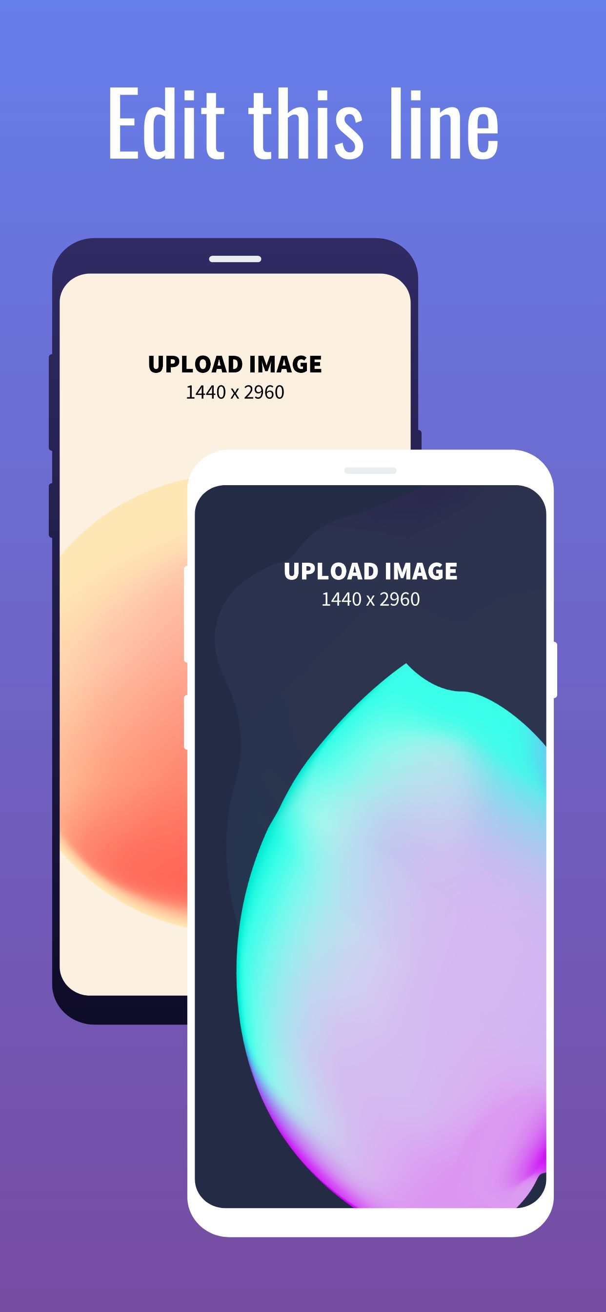 Samsung S9 Screenshot 6 template. Quickly edit fonts, text, colors, and more for free.